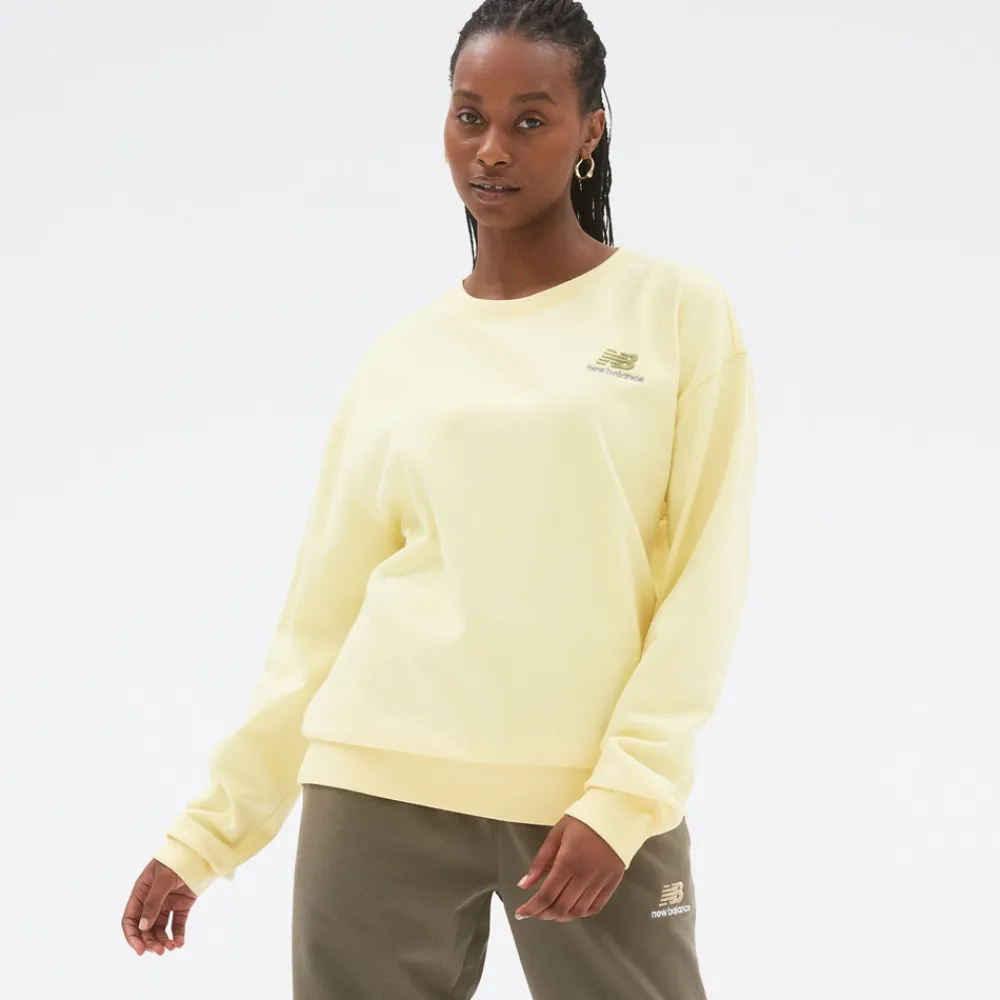 New Balance Bluza unisex UT21501MZ – żółta