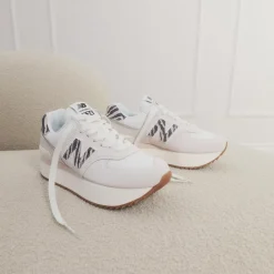 New Balance Buty damska WL574ZDD – białe