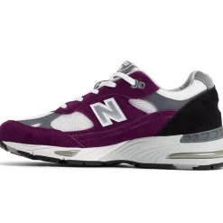 New Balance Buty damskie W991PUK – fioletowe