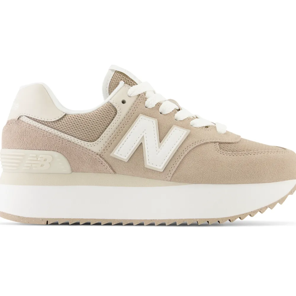 New Balance Buty damskie WL574ZSM – beżowe