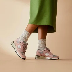 New Balance Buty damskie W991PNK – różowe