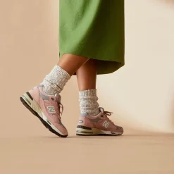 New Balance Buty damskie W991PNK – różowe