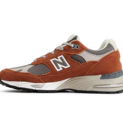 New Balance Buty damskie W991PTY – brązowe