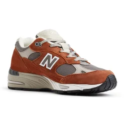 New Balance Buty damskie W991PTY – brązowe