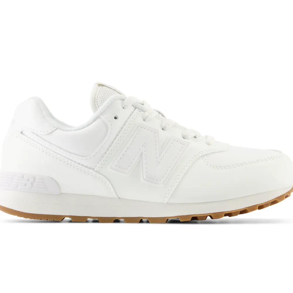 New Balance Buty dziecięce GC574NWW – białe
