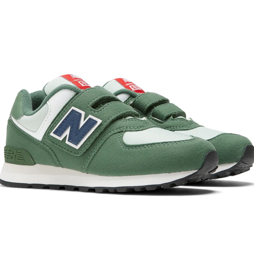 New Balance Buty dziecięce PV574HGB – zielone