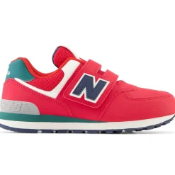 New Balance Buty dziecięce PV574CU – czerwone