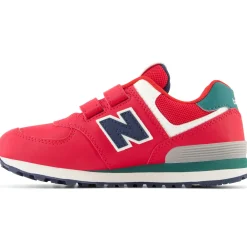 New Balance Buty dziecięce PV574CU – czerwone
