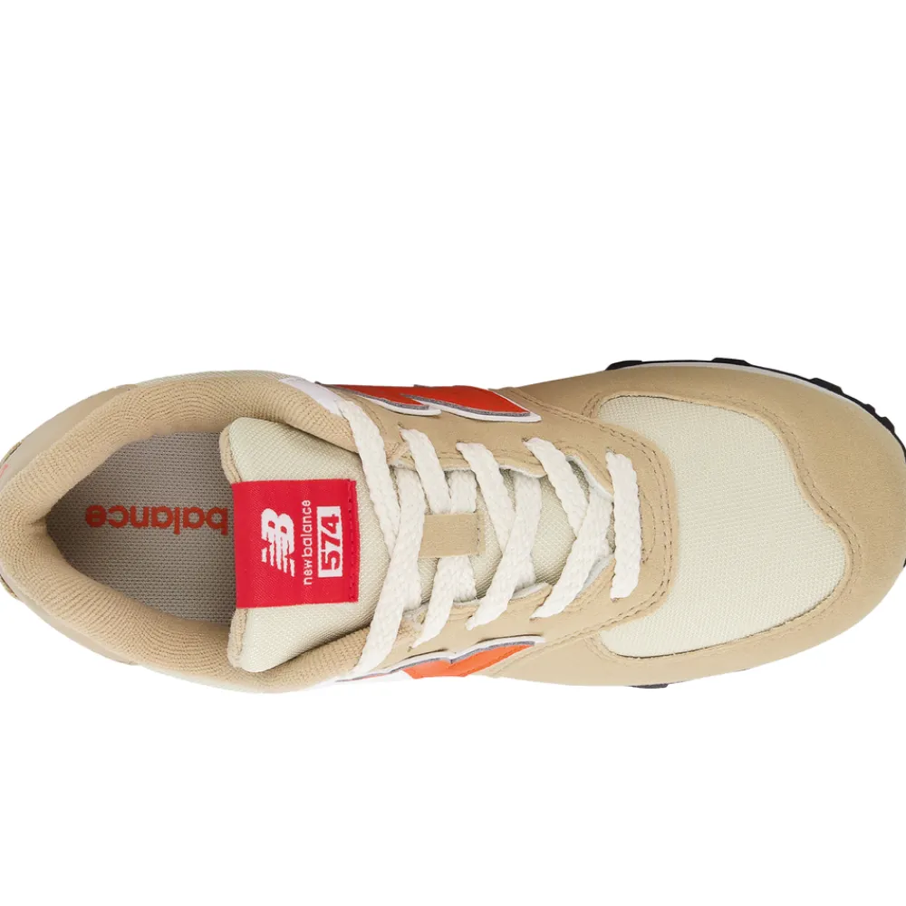 New Balance Buty dziecięce GC574HBO – beżowe