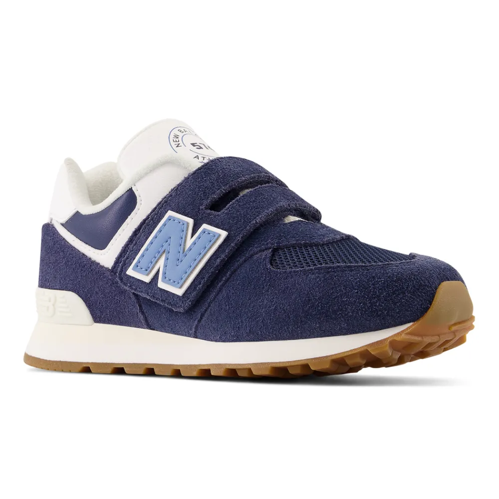 New Balance Buty dziecięce PV574CU1 – granatowe