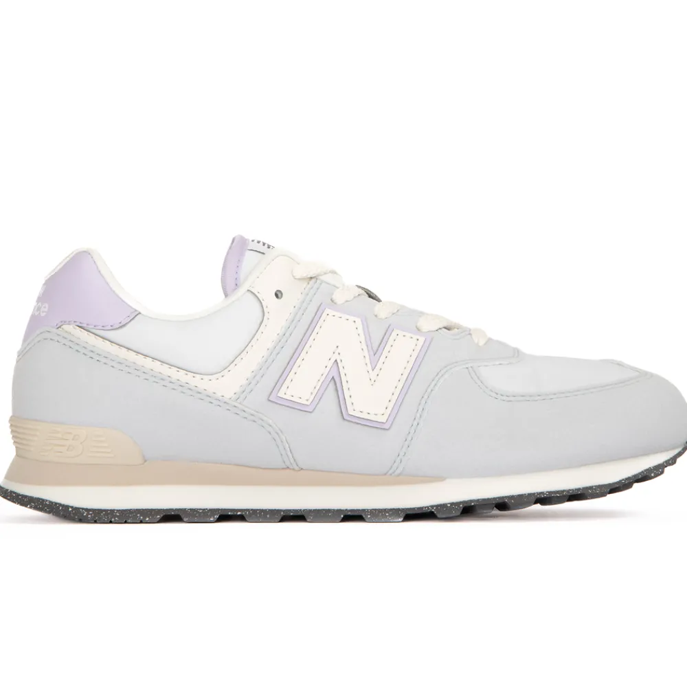 New Balance Buty dziecięce GC574AGK – fioletowe