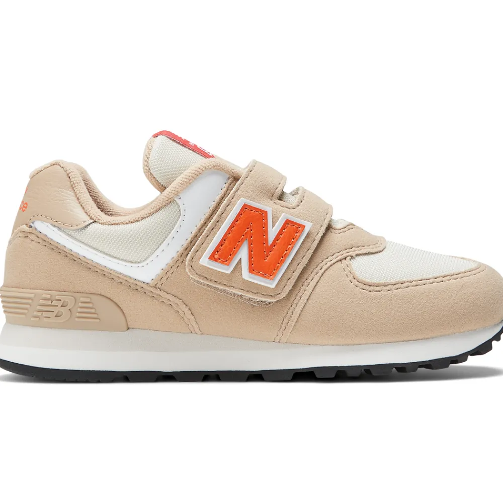 New Balance Buty dziecięce PV574HBO – beżowe