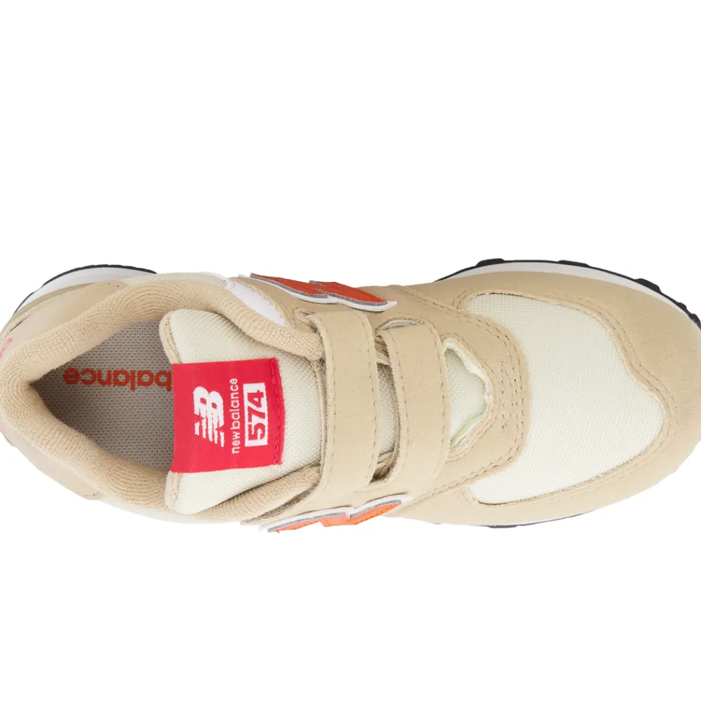 New Balance Buty dziecięce PV574HBO – beżowe