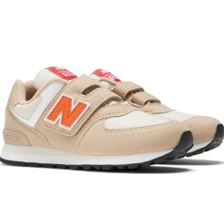 New Balance Buty dziecięce PV574HBO – beżowe