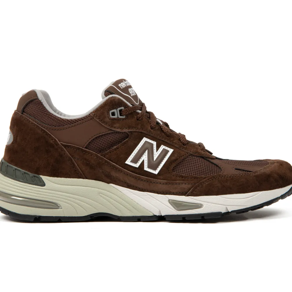 New Balance Buty męskie M991BGW – brązowe