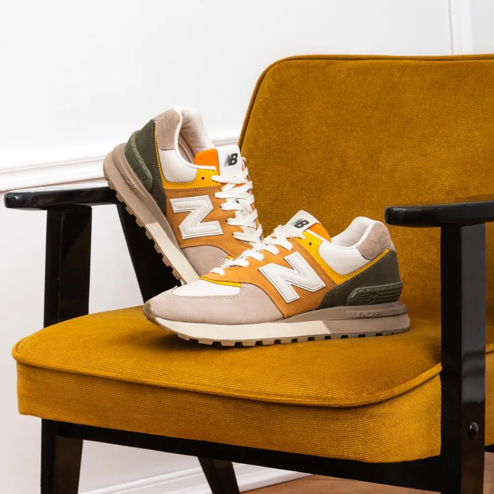 New Balance Buty męskie U574LGBT – brązowe