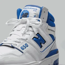 New Balance Buty BB650RWN – biało–niebieskie
