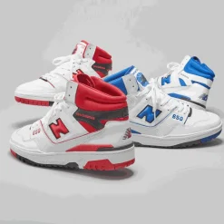 New Balance Buty BB650RWN – biało–niebieskie