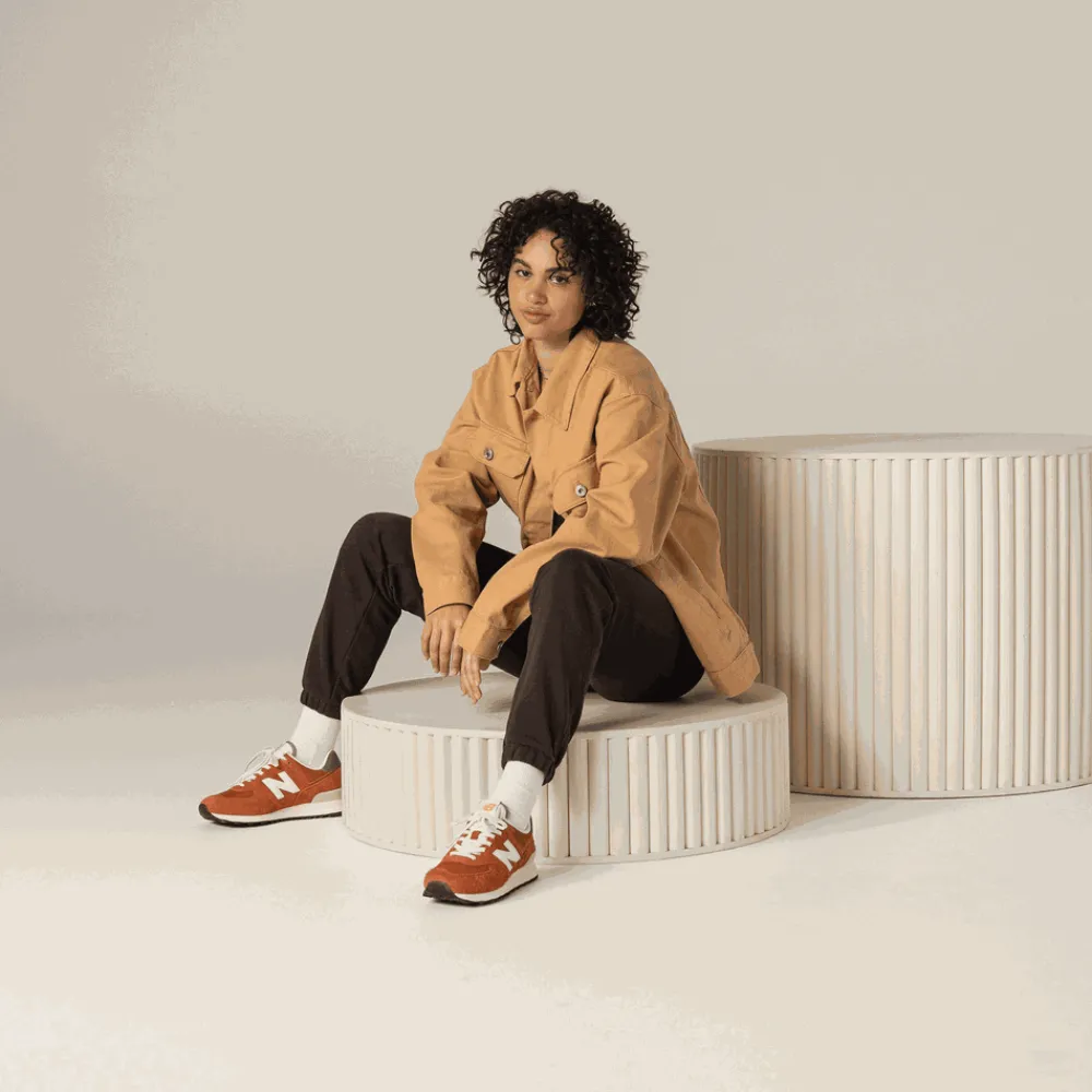 New Balance Buty U574HT2 – pomarańczowe