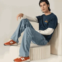 New Balance Buty U574HT2 – pomarańczowe