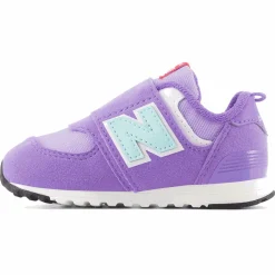 New Balance Buty niemowlęce NW574HGK – fioletowe