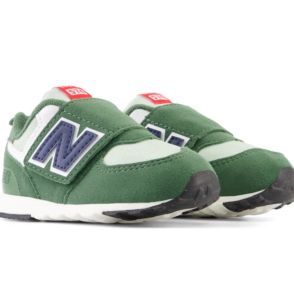 New Balance Buty niemowlęce NW574HGB - zielone
