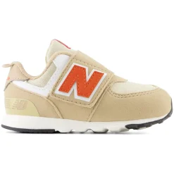 New Balance Buty niemowlęce NW574HBO - beżowe