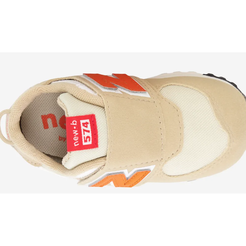 New Balance Buty niemowlęce NW574HBO - beżowe