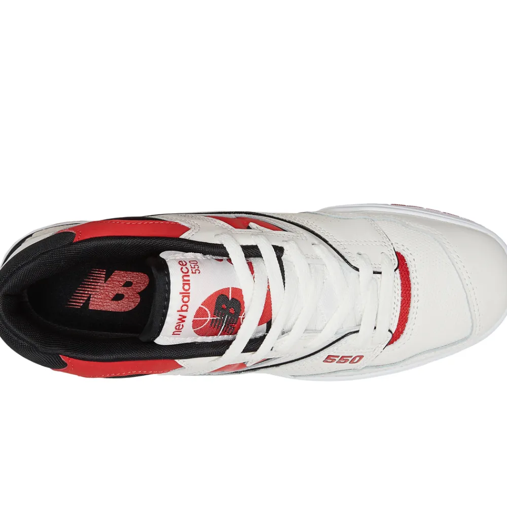 New Balance Buty unisex BB550VTB – białe