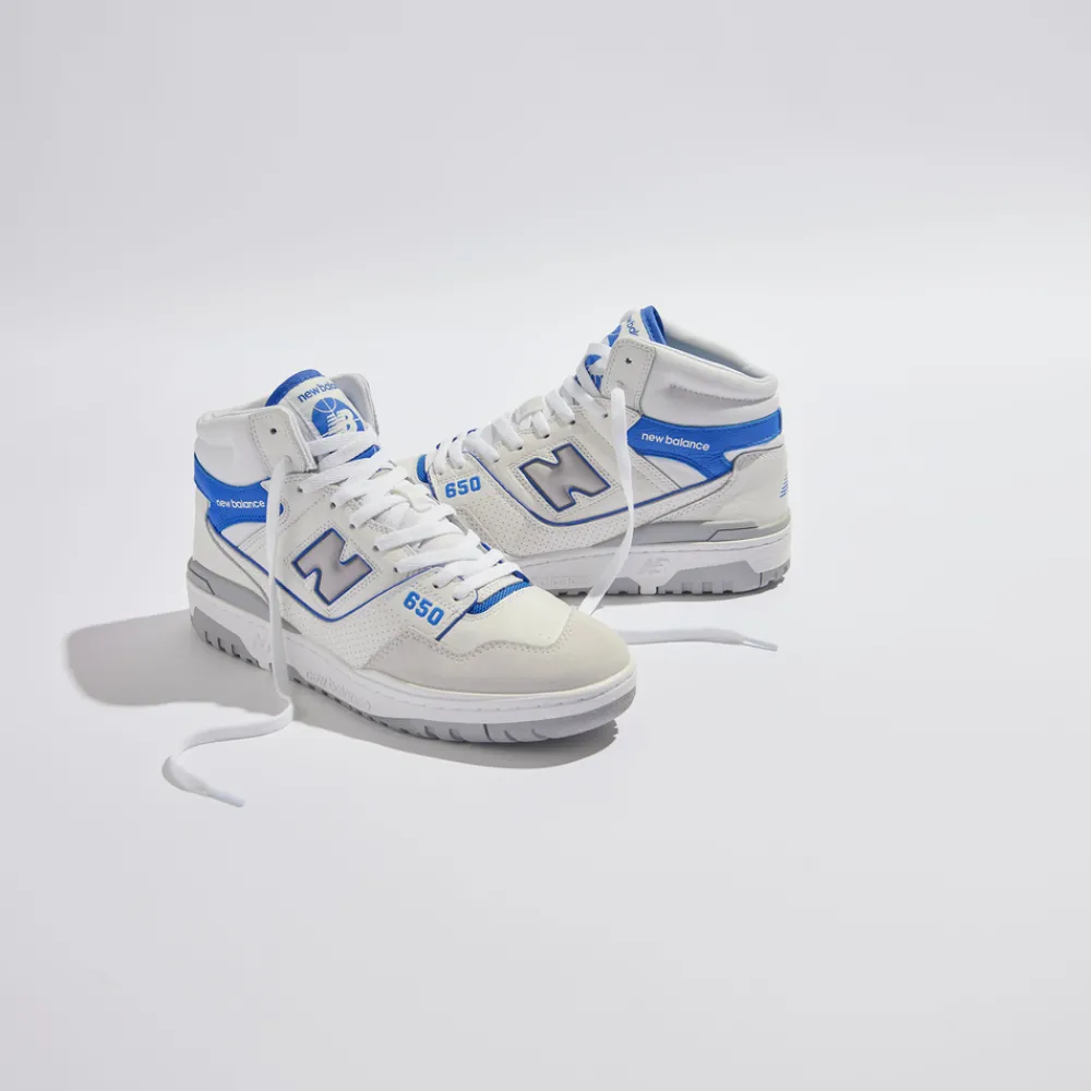 New Balance Buty unisex BB650RWI – białe