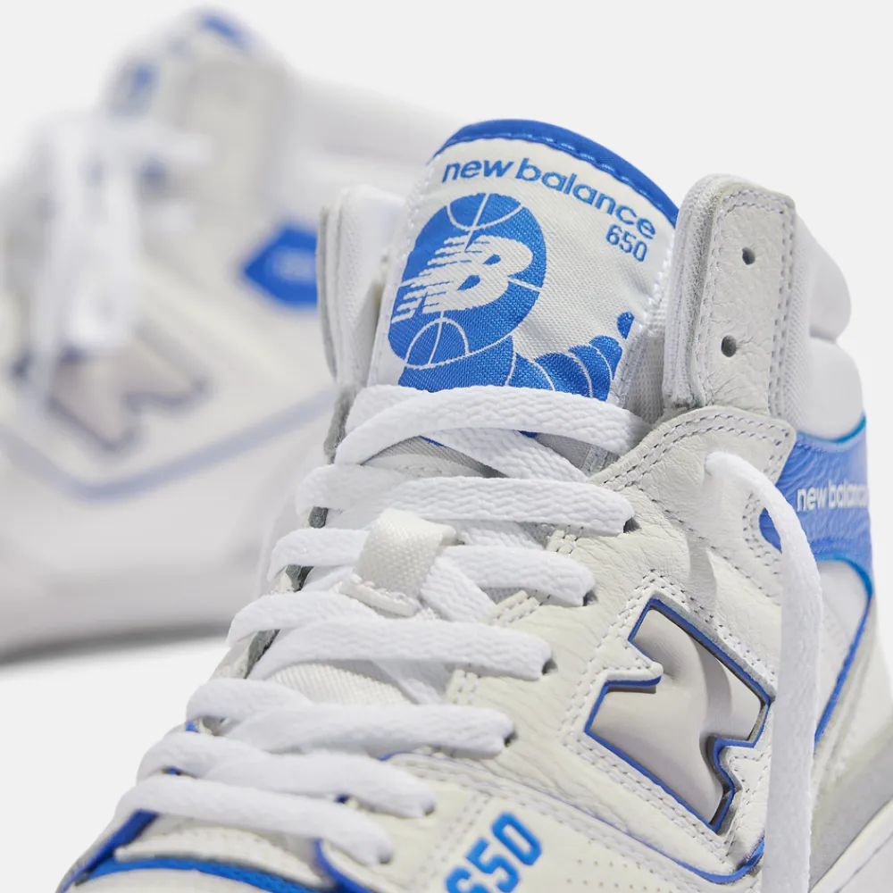 New Balance Buty unisex BB650RWI – białe