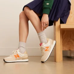 New Balance Buty unisex U574HBO – beżowe