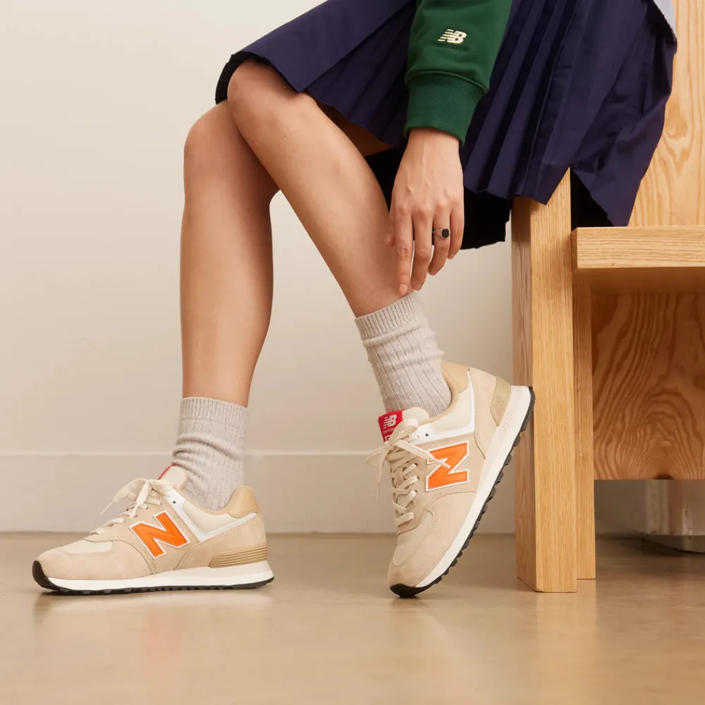 New Balance Buty unisex U574HBO – beżowe