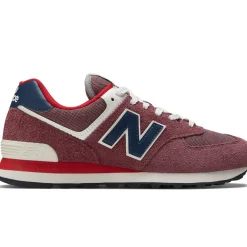 New Balance Buty unisex U574RX2 – bordowe