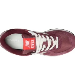 New Balance Buty unisex U574HMG – bordowe