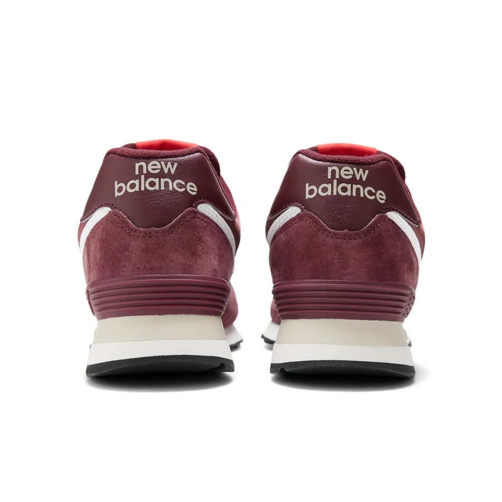 New Balance Buty unisex U574HMG – bordowe