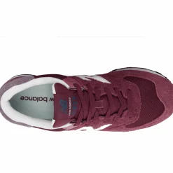 New Balance Buty unisex U574ABO – bordowe