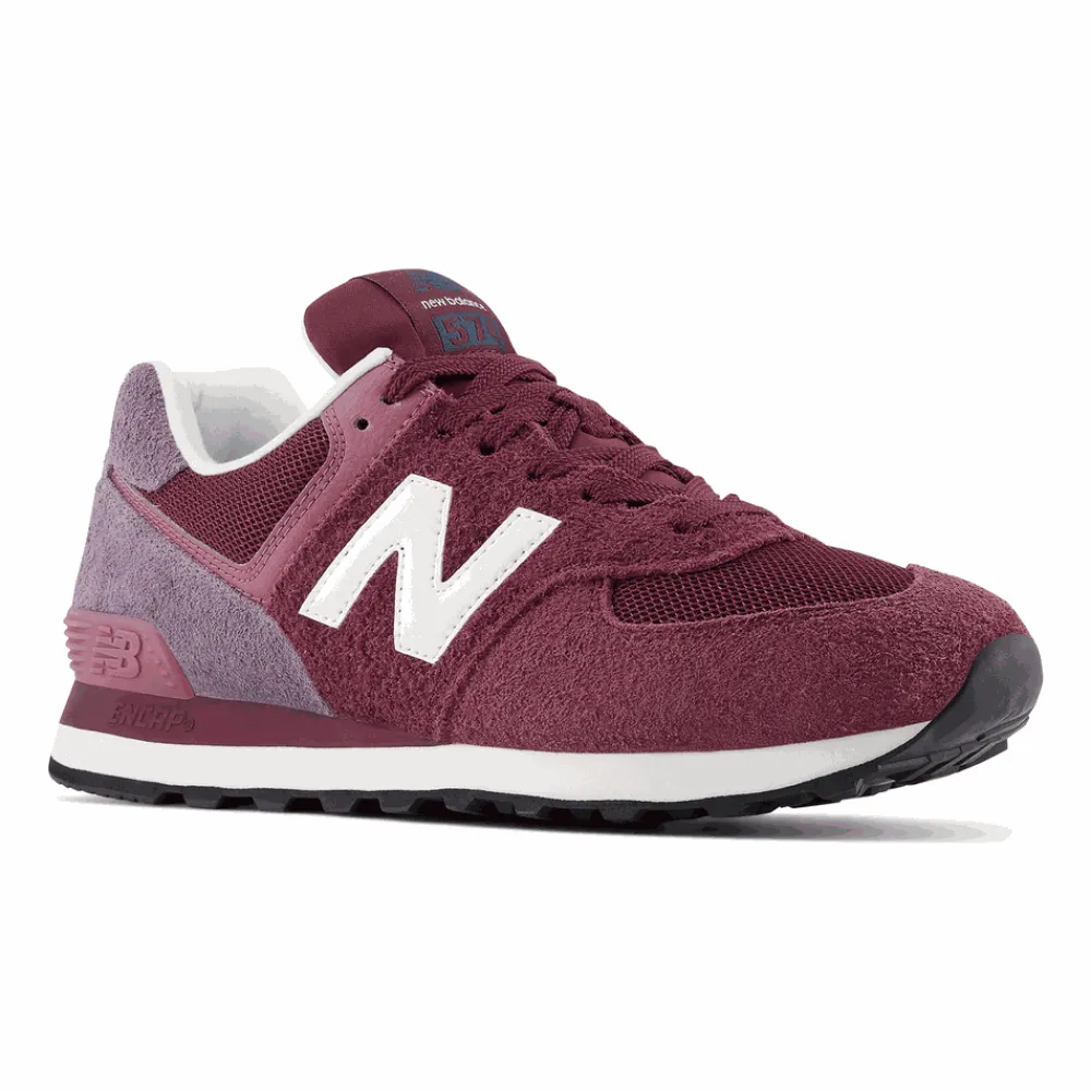 New Balance Buty unisex U574ABO – bordowe