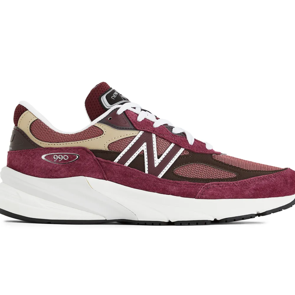 New Balance Buty unisex U990BT6 – bordowe
