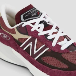 New Balance Buty unisex U990BT6 – bordowe