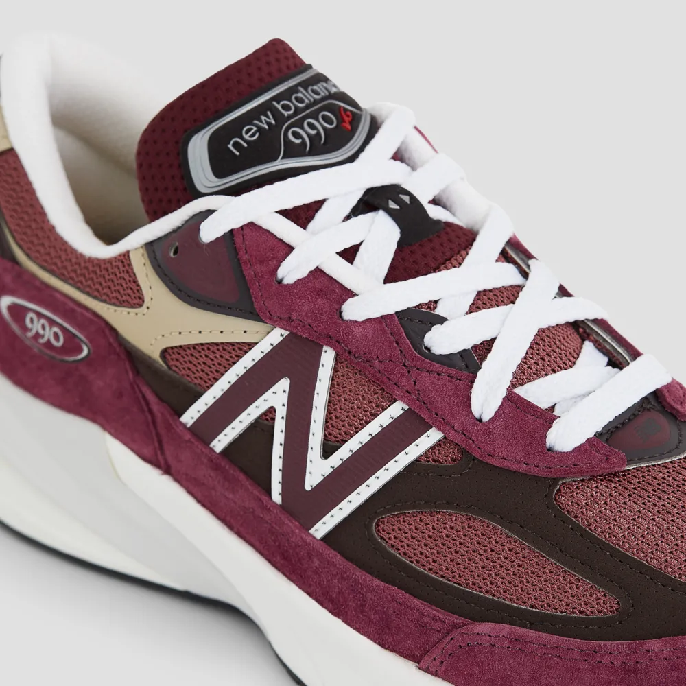 New Balance Buty unisex U990BT6 – bordowe