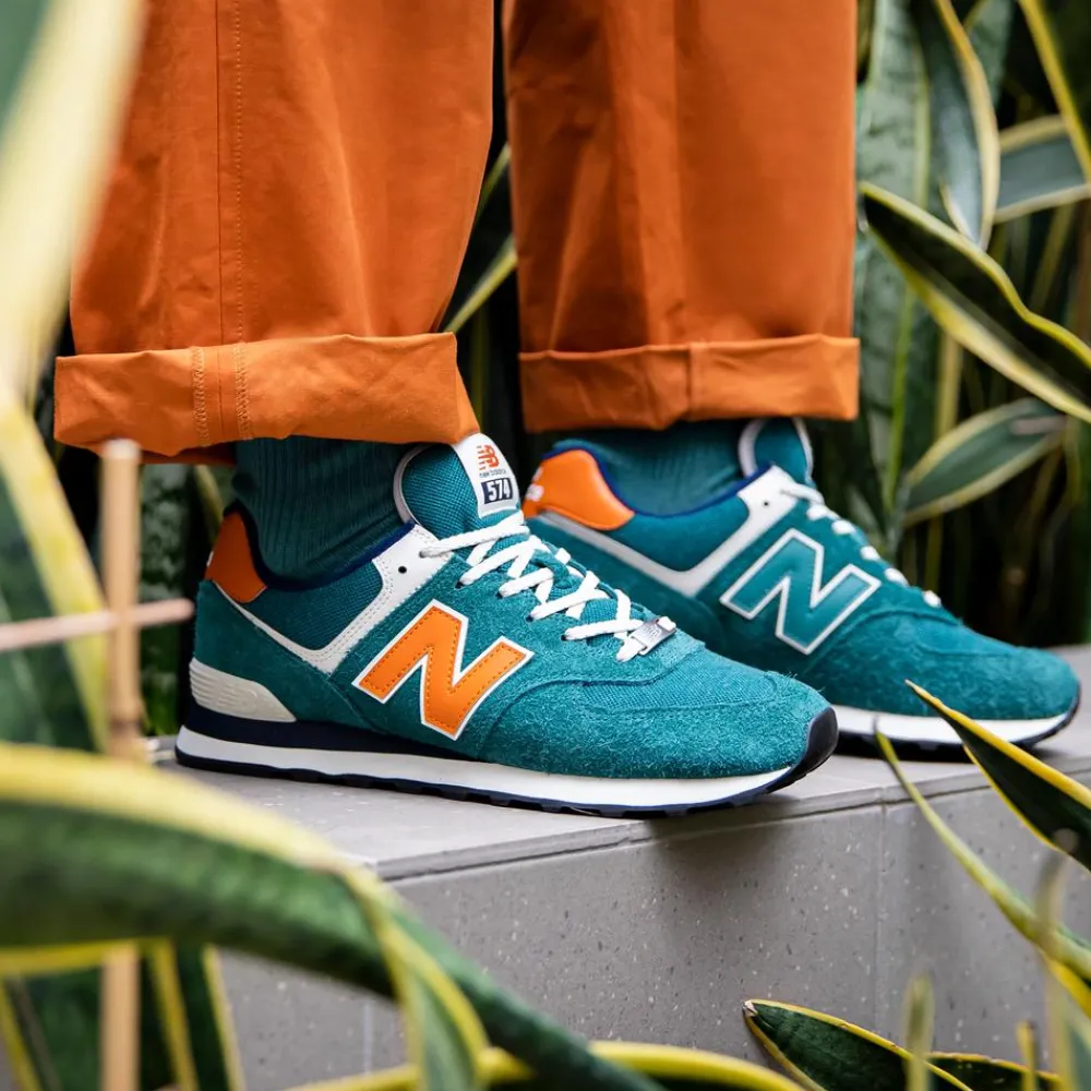New Balance Buty unisex U574DI2 – zielone