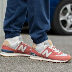 New Balance Buty unisex U574SR2 – czerwone