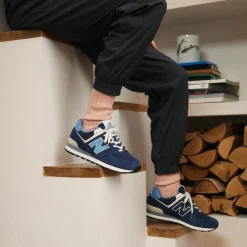 New Balance Buty unisex U574EZ2 – granatowe
