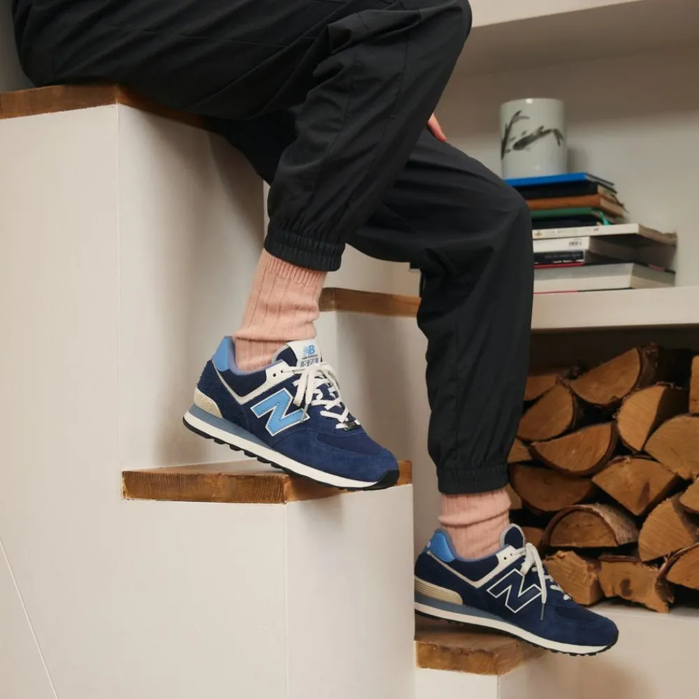New Balance Buty unisex U574EZ2 – granatowe