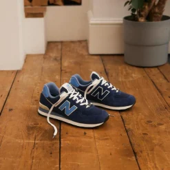 New Balance Buty unisex U574EZ2 – granatowe