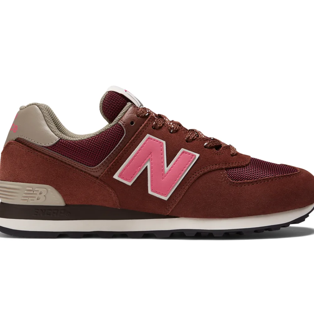 New Balance Buty unisex U574GR2 – bordowe