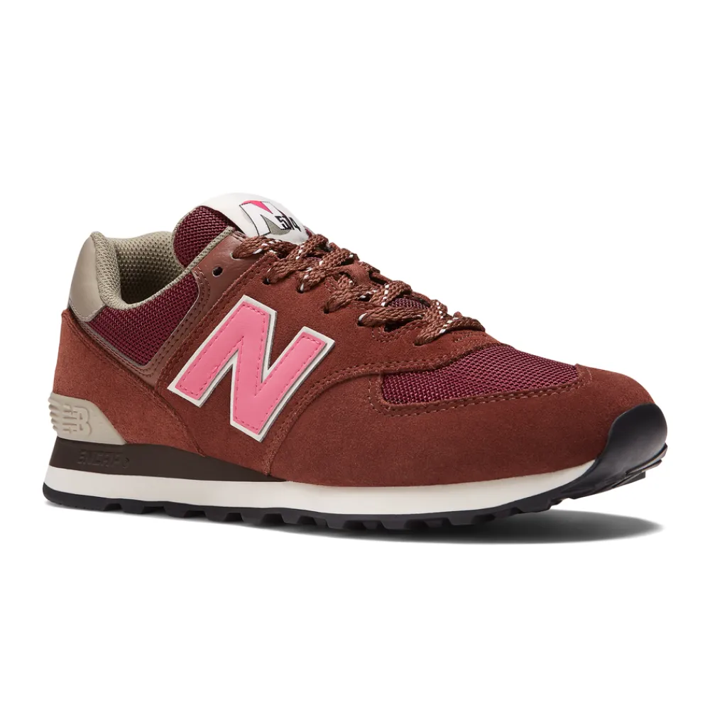 New Balance Buty unisex U574GR2 – bordowe