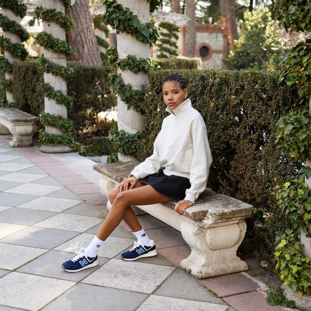 New Balance Buty unisex U574BU2 – granatowe