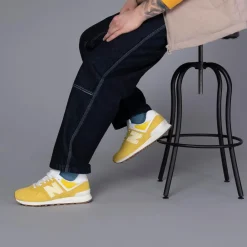 New Balance Buty unisex U574YK2 – żółte